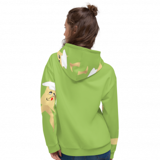 hoodie light green