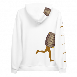 hoodie white bacchus runner