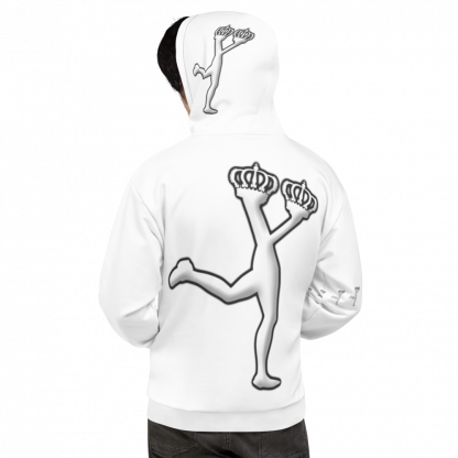 hoodie white lux